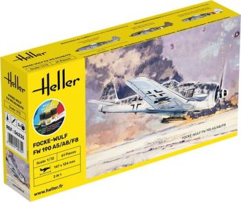 HEL56235 - Kit de démarrage avec peinture et accessoires - FOCKCE-WULF 190 A5/A8/F8 à assembler
