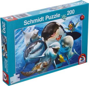 Puzzle 200 Pièces Les amis du monde sous-marin