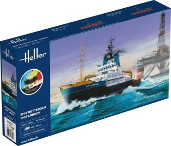 HEL56620 - Kit de démarrage avec peinture et accessoires - SMIT Rotterdam et SMIT Londres à assembler