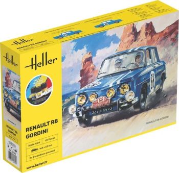 HEL56700 - Kit de démarrage avec peinture et accessoires - RENAULT R8 #68 GORDINI à assembler