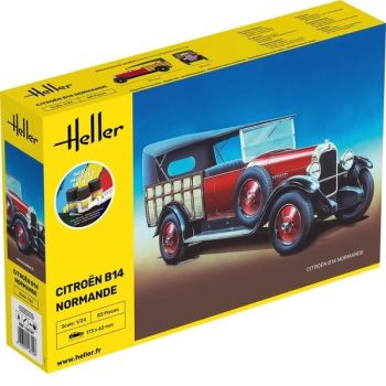 HEL56729 - Kit de démarrage avec peinture et accessoires - CITROEN B14 Normande à assembler