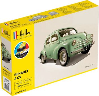 HEL56762 - Kit de démarrage avec peinture et accessoires - RENAULT 4 CV