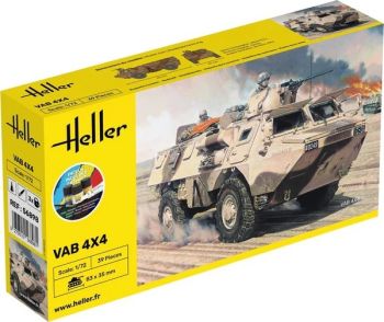 HEL56898 - Kit de démarrage avec peinture et accessoires - Véhicule militaire VAB 4x4