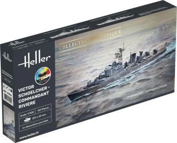 HEL57015 - Kit de démarrage avec peinture et accessoires - Victor Schoelcher - Commandant Riviere