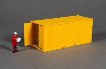 MSM5705/01 - Container de matériaux 20 pieds – Jaune - L.121.2 x l.48.8 x H.51.8 mm