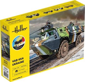 HEL57130 - Kit de démarrage avec peinture et accessoires - Véhiucle VAB 4x4 - Ukraine