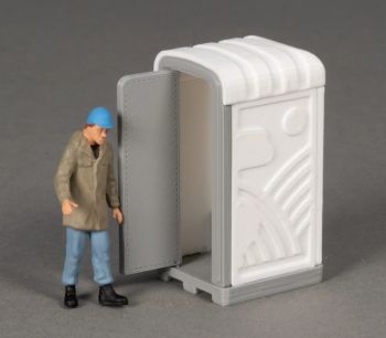 MSM5750/03 - Toilette de chantier – Blanche - L.24.4 x l.22.4 x H.45.4 mm