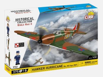 COB5762 - Avion militaire HAWKER Hurricane N°302 - 375 Pièces