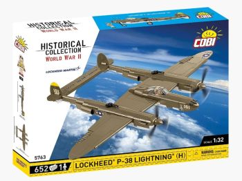 COB5763 - Avion de chasse LOCKHEED P-38H Lightning - 652 pièces