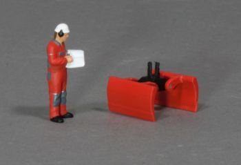 MSM5807/01 - Pince preneuse universelle – Rouge - L.34 x l.25 x H.17.5 mm