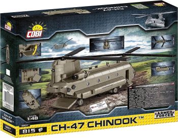 COB5807 - Avion militaire CH-47 CHINOOK - 815 Pièces