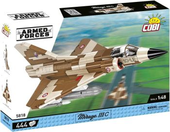 COB5818 - Avion militaire MIRAGE IIIC - 444 Pièces