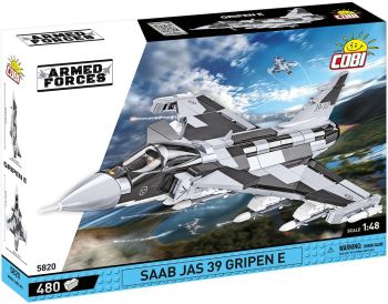 COB5820 - Avion militaire SAAB JAS 39 GRIPEN E - 480 Pièces