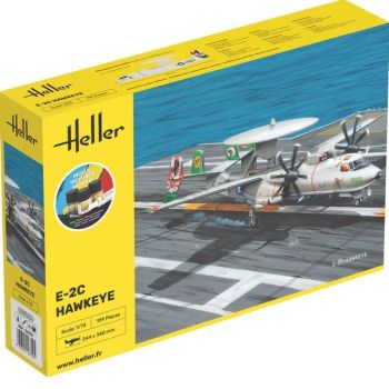 HEL58300 - Kit de démarrage avec peinture et accessoires - GRUMMAN E-2C Hawkeye