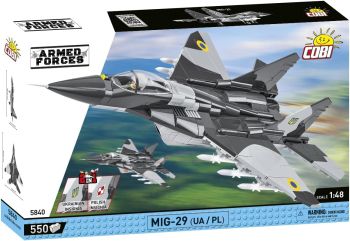 COB5840 - Avion militaire MIG-29 UKR/PL – 550 Pièces