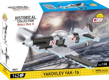 COB5863 - Avion militaire YAKOVLEV YAK-1B - 142 Pièces