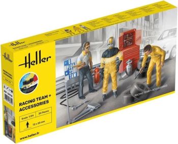 HEL58750 - Kit de démarrage avec peinture et accessoires - Equipe de course