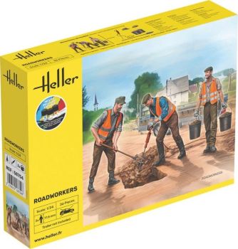 HEL58754 - Kit de démarrage avec peinture et accessoires - Travailleurs de la route