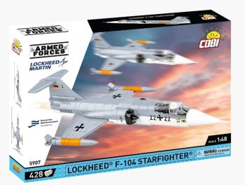 COB5907 - Avion de chasse LOCKHEED F-104 Starfighter - 428 pièces