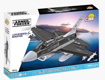 COB5914 - Avion de chasse LOCKHEED F-16D Fighting Falcon - 436 pièces
