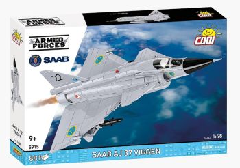 COB5915 - Avion de chasse SAAB AJ 37 Viggen - 881 pièces