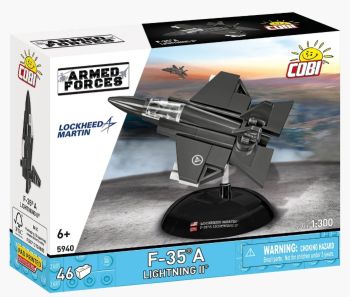 COB5940 - Avion de chasse LOCKHEED F-35A Lightning II - 46 pièces