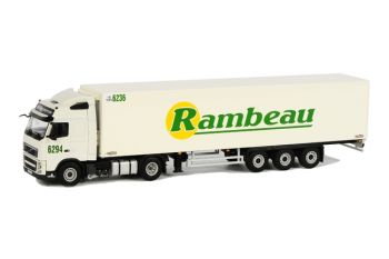 WSI9604 - VOLVO FH12 Globetrotter 4x2 Avec semi frigo CARRIER 3 Essieux RAMBEAU