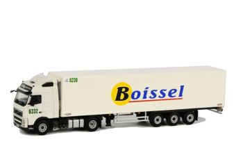 WSI9608 - VOLVO FH12 Globetrotter 4x2 Avec semi frigo THERMOKING 3 Essieux BOISSEL