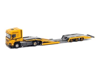 WSI9851 - SCANIA R Highline Avec Remorque 3 Essieux porte camion.