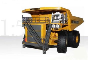 CON2727/01 - Dumper LIEBHERR T 282 B JAUNE