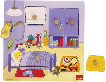 GOA53034 - Puzzle en bois 7 Pièces Chambre d'enfant