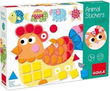 GOA53149 - Animaux autocollants en mousse