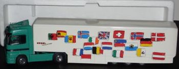 NZG422/01 - MERCEDES Actros avec Semi KÖGEL - 1/43