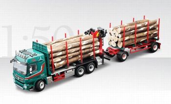 CON72183 - MERCEDES 6x4 Grumier avec Remorque DOLL