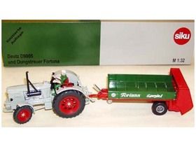 SIKDEUTZD9005 - DEUTZ FAHR Gris 9005 Avec épandeur FORTUNA.Série limitée à 1000 exemplaires