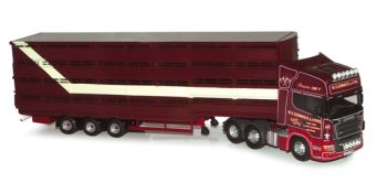 CORCC13724 - SCANIA R 6x4 Avec remorque bétaillére 3 Essieux M E EDWARDS POWYS
