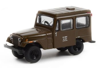 GREEN61010-C - JEEP DJ-5 1970 U.S. Army de la série BATTALION 64 sous blister