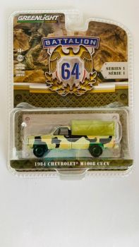 GREEN61010-EVERT - CHEVROLET M1008 1984 CUCV jantes verte de la série BATTALION 64 sous blister