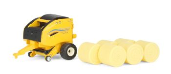 ERT61018 - Presse à balles rondes NEW HOLLAND 561 avec 6 balles