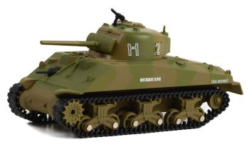 GREEN61030-B - M4 SHERMAN Tank Hurricane 66e régiment blindé 2e division blindée américaine Normandie 1944 de la série BATAILLON 64 sous blister
