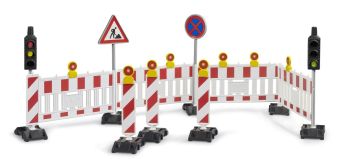 BRU62009 - Ensemble de sécurité routière avec accessoires et feux de circulation