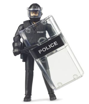 BRU62151 - Figurine Policier - Forces spéciales avec accessoires
