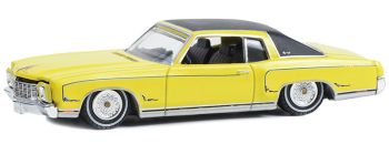 GREEN63040-C - CHEVROLET Monte Carlo 1971 jaune de la série CALIFORNIA LOWRIDERS sous blister