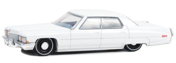GREEN63040-D - CADILLAC Sedan deville 1972 blanche de la série CALIFORNIA LOWRIDERS sous blister