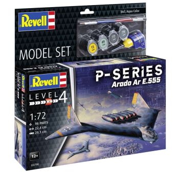 REV63790 - MODEL SET - Avion de chasse ARADO Ar E.555 - P-Series à assembler avec peinture