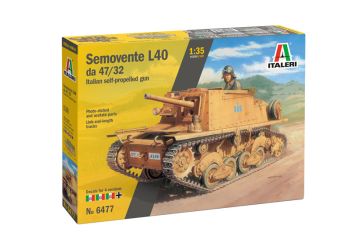 ITA6477 - Char Semovente L40 da 47/32 à assembler et à peindre