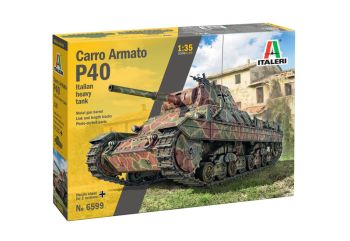 ITA6599 - Char militaire Carro Armato P40 à assembler et à peindre