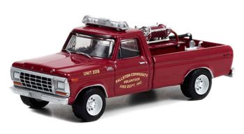 GREEN67030-C - FORD F-250 1978 Caroline du Nord de la série FIRE & RESCUE sous blister