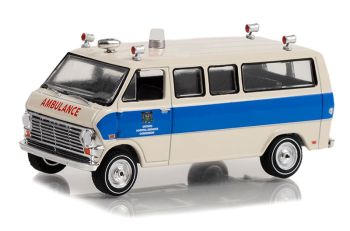 GREEN67040-A - FORD Econoline Ambulance 1969 des hospitaux de l'Ontario de la série FIRST RESPONDERS sous blister