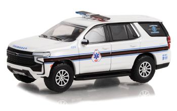 GREEN67040-F - CHEVROLET Tahoe 2021 Ambulance New York de la série FIRST RESPONDERS sous blister